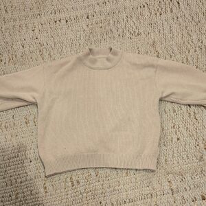 Girls Cream Sweater